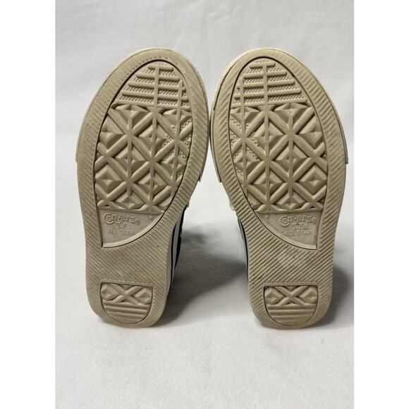 Converse Chuck Taylor All Star Leaf Patchwork Platform Sneakers Girl Sz 12 - Picture 12 of 14